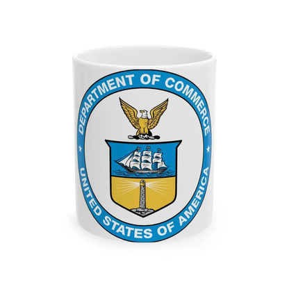 Seal of the United States Department of Commerce - White Coffee Mug 11oz - Go Mug Yourself