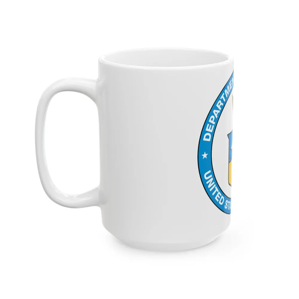 Seal of the United States Department of Commerce - White Coffee Mug-Go Mug Yourself