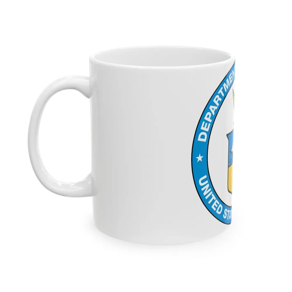 Seal of the United States Department of Commerce - White Coffee Mug-Go Mug Yourself