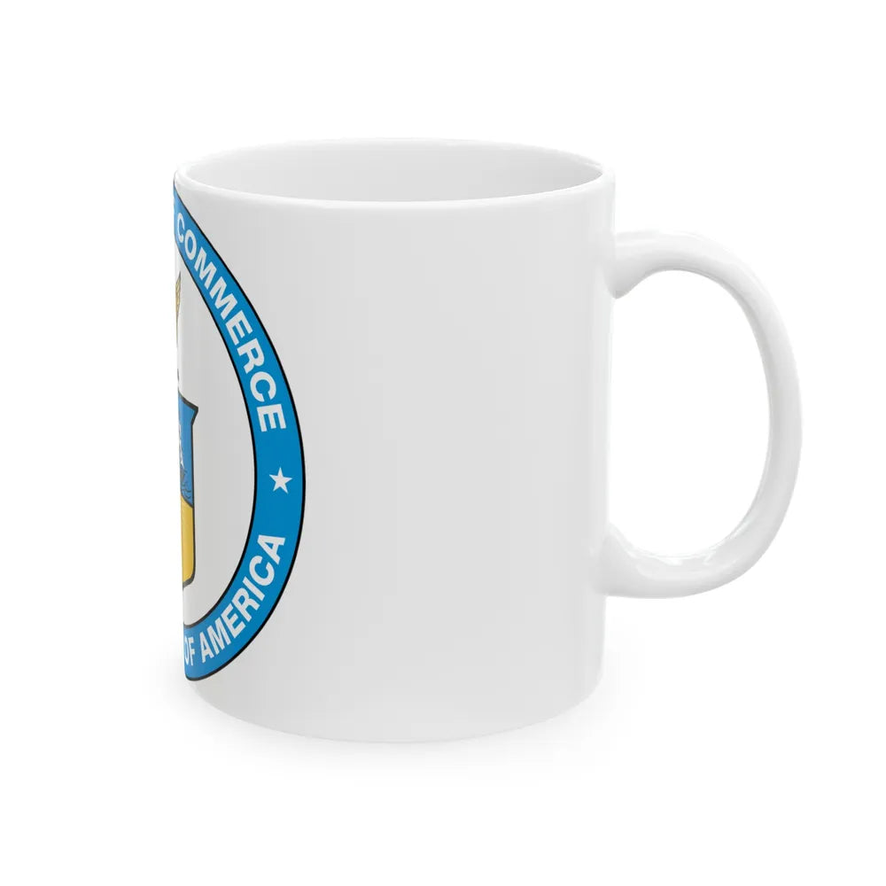 Seal of the United States Department of Commerce - White Coffee Mug-Go Mug Yourself