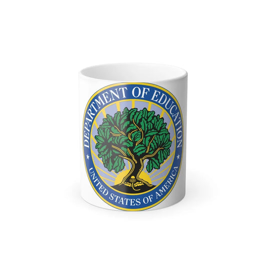 Seal of the United States Department of Education - Color Changing Mug 11oz-11oz-Go Mug Yourself