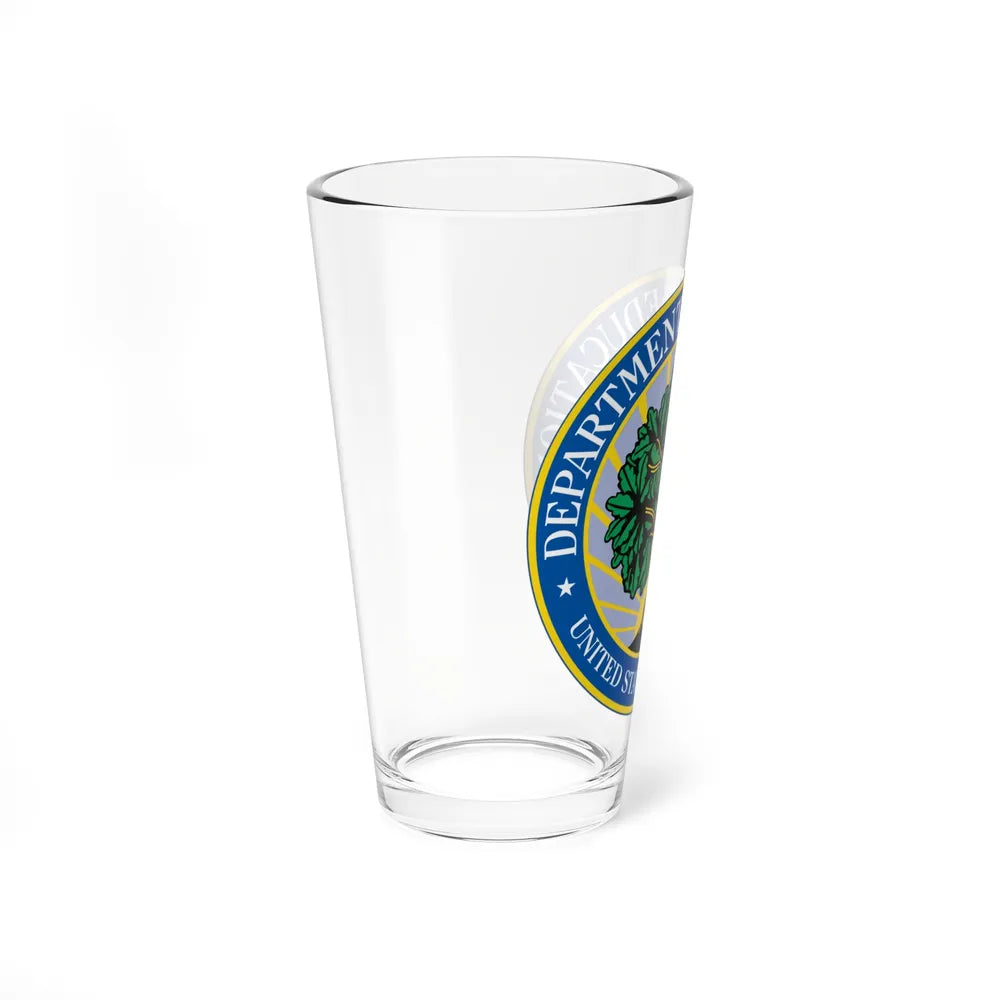 Seal of the United States Department of Education - Pint Glass 16oz-Go Mug Yourself