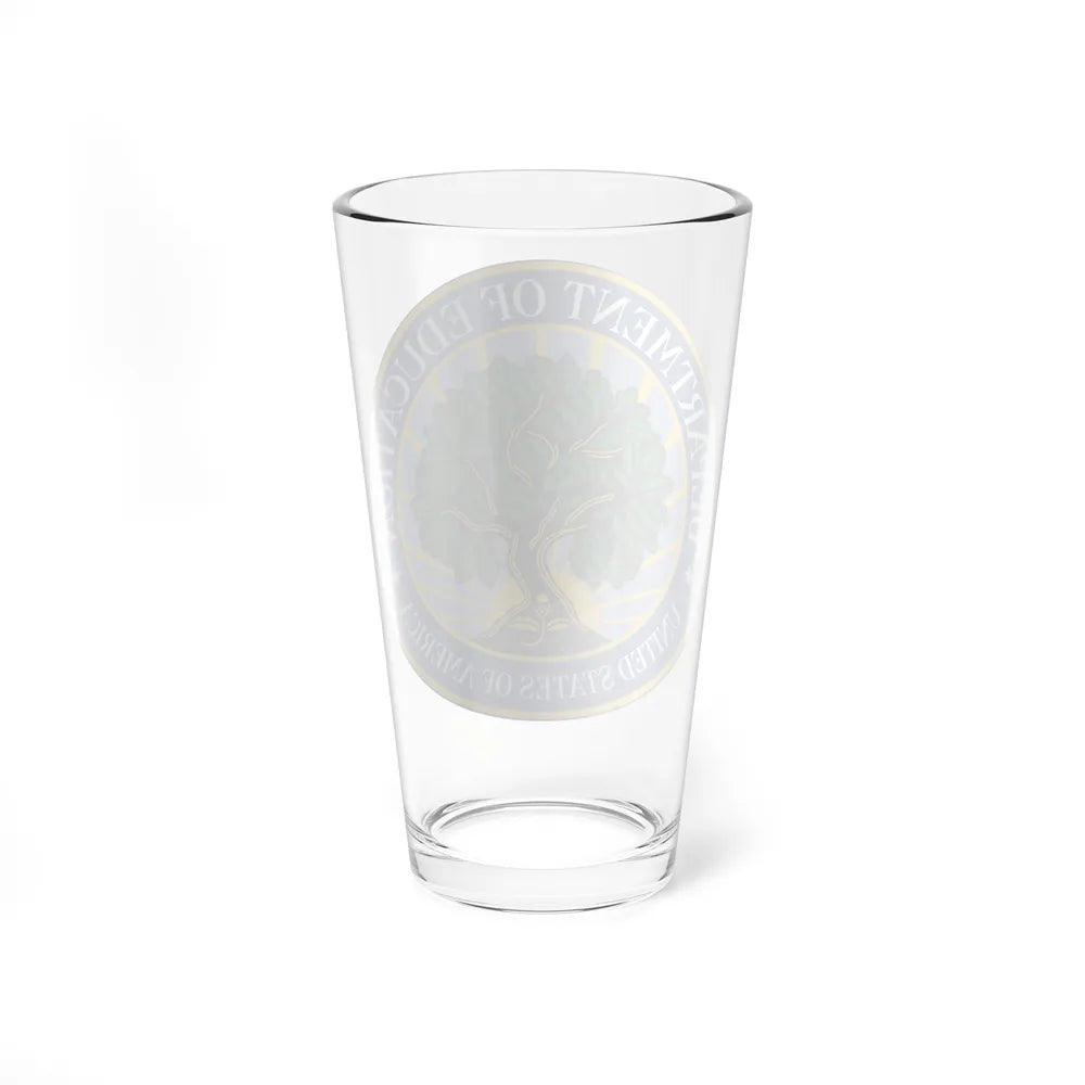 Seal of the United States Department of Education - Pint Glass 16oz-Go Mug Yourself