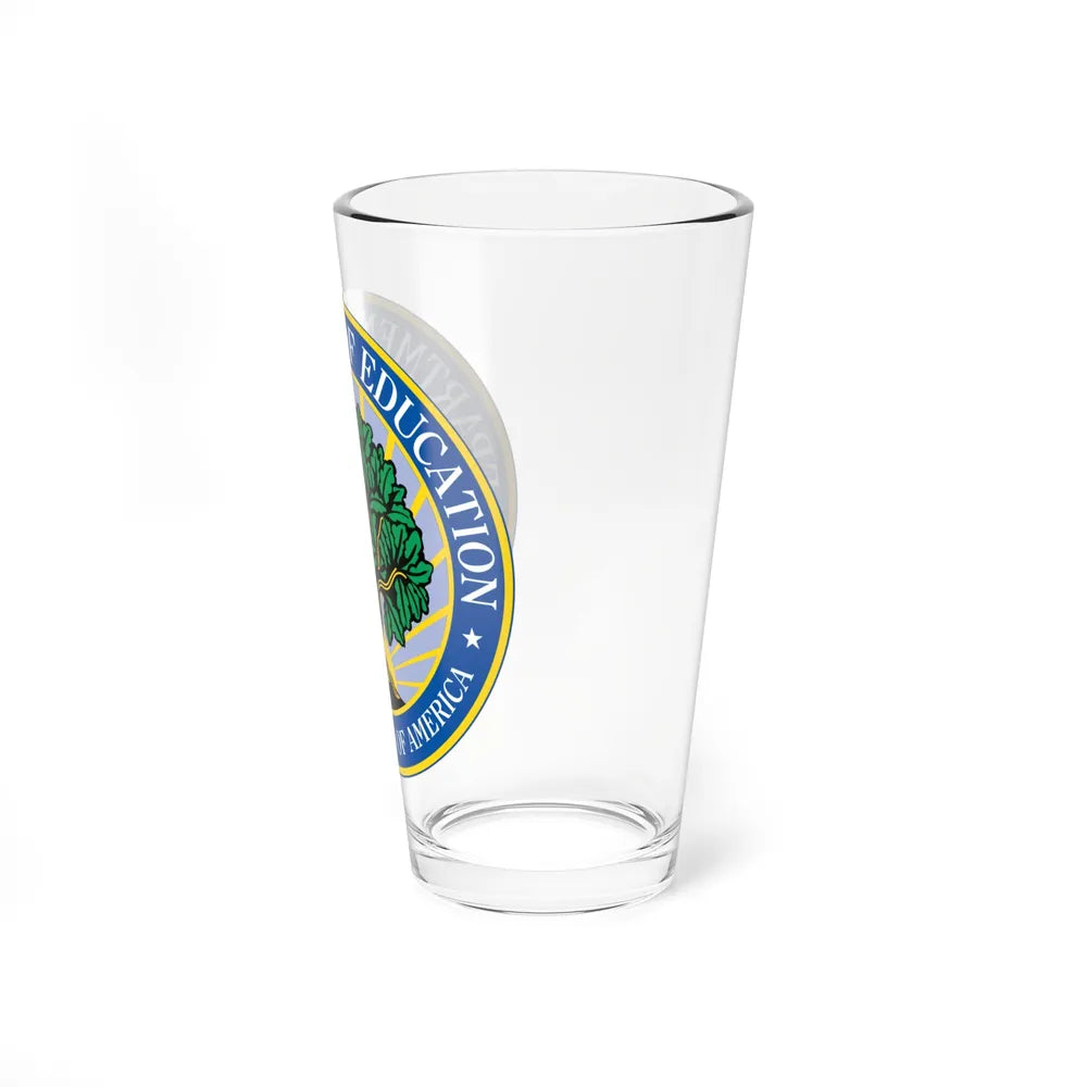 Seal of the United States Department of Education - Pint Glass 16oz-Go Mug Yourself