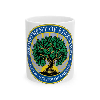 Seal of the United States Department of Education - White Coffee Mug 11oz - Go Mug Yourself