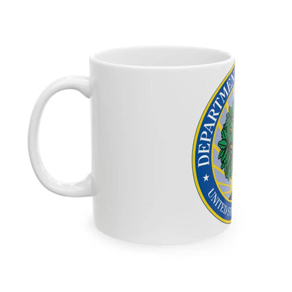 Seal of the United States Department of Education - White Coffee Mug-Go Mug Yourself