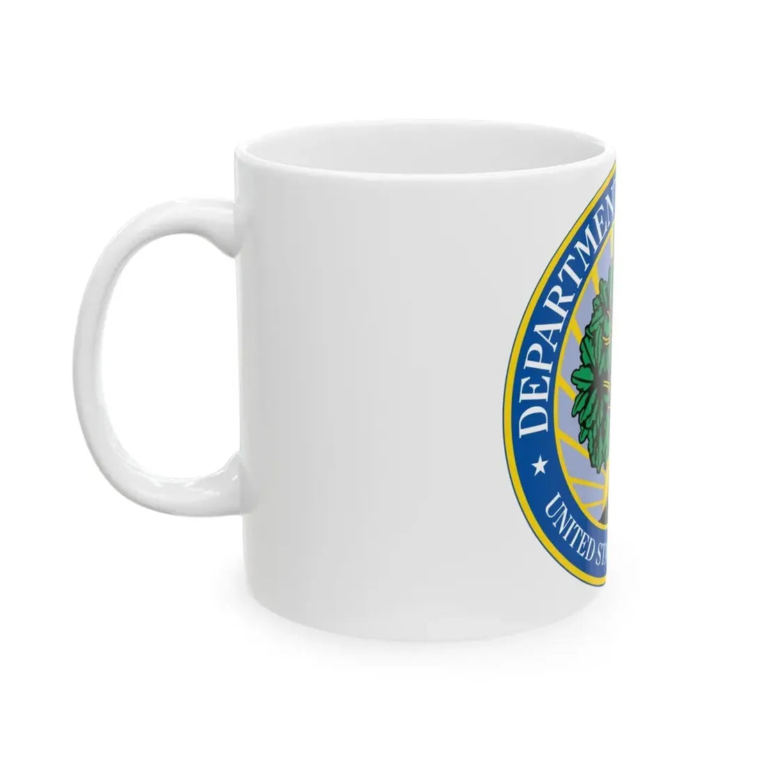 Seal of the United States Department of Education - White Coffee Mug - Go Mug Yourself