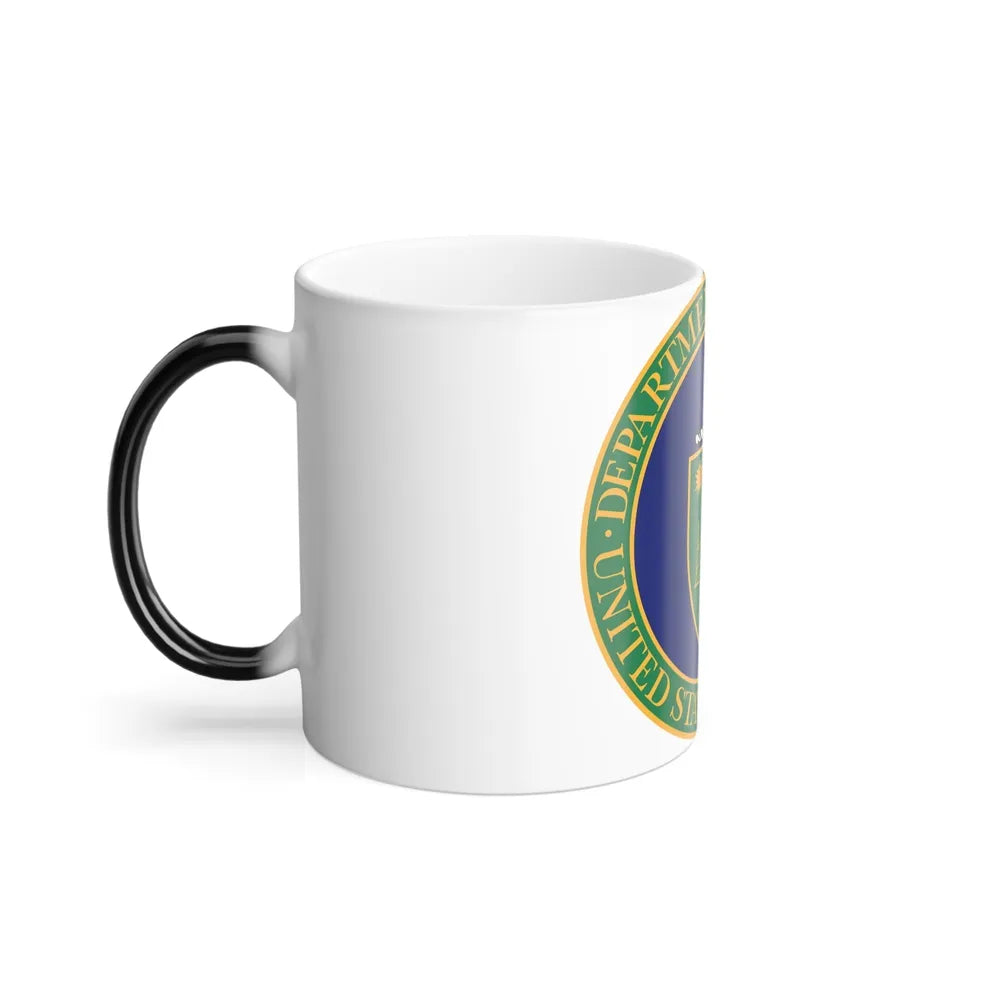 Seal of the United States Department of Energy - Color Changing Mug 11oz-Go Mug Yourself