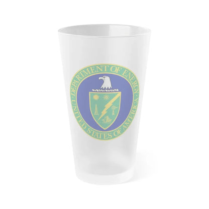 Seal of the United States Department of Energy - Frosted Pint Glass 16oz 16oz Frosted - Go Mug Yourself