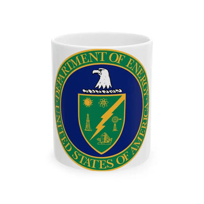 Seal of the United States Department of Energy - White Coffee Mug 11oz - Go Mug Yourself