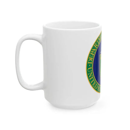 Seal of the United States Department of Energy - White Coffee Mug - Go Mug Yourself