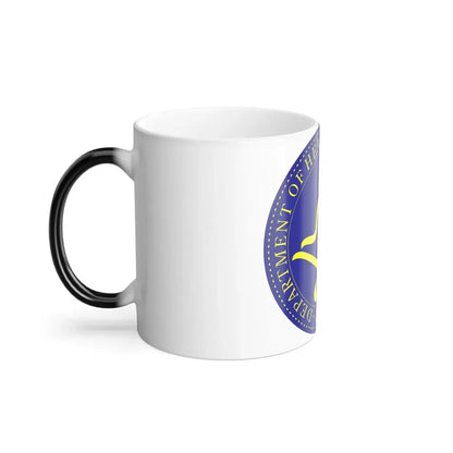 Seal of the United States Department of Health and Human Services - Color Changing Coffee Mug - Go Mug Yourself
