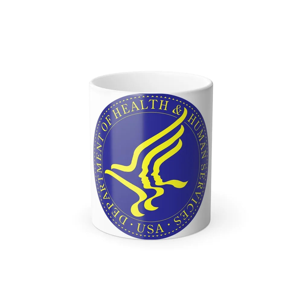 Seal of the United States Department of Health and Human Services - Color Changing Mug 11oz-11oz-Go Mug Yourself