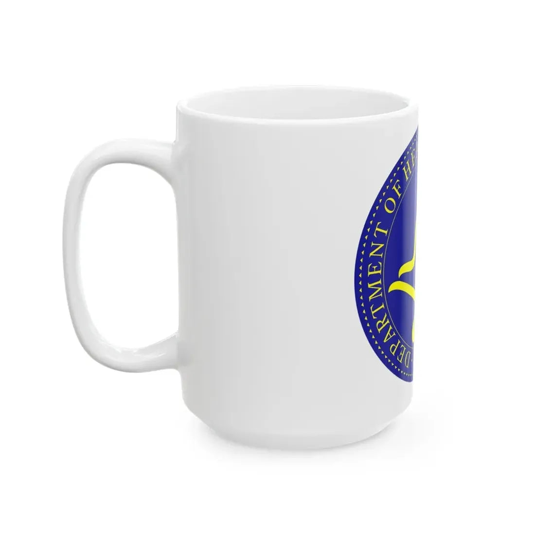 Seal of the United States Department of Health and Human Services - White Coffee Mug - Go Mug Yourself