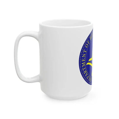 Seal of the United States Department of Health and Human Services - White Coffee Mug - Go Mug Yourself
