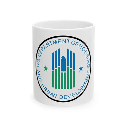 Seal of the United States Department of Housing and Urban Development - White Coffee Mug 11oz - Go Mug Yourself