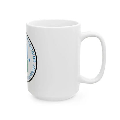 Seal of the United States Department of Housing and Urban Development - White Coffee Mug - Go Mug Yourself
