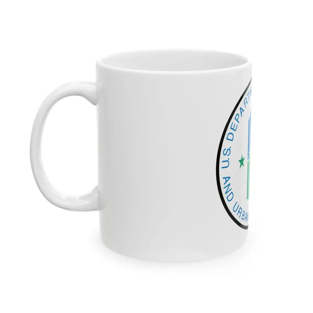 Seal of the United States Department of Housing and Urban Development - White Coffee Mug - Go Mug Yourself