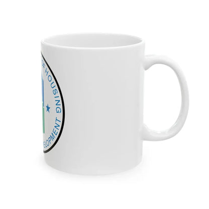 Seal of the United States Department of Housing and Urban Development - White Coffee Mug - Go Mug Yourself