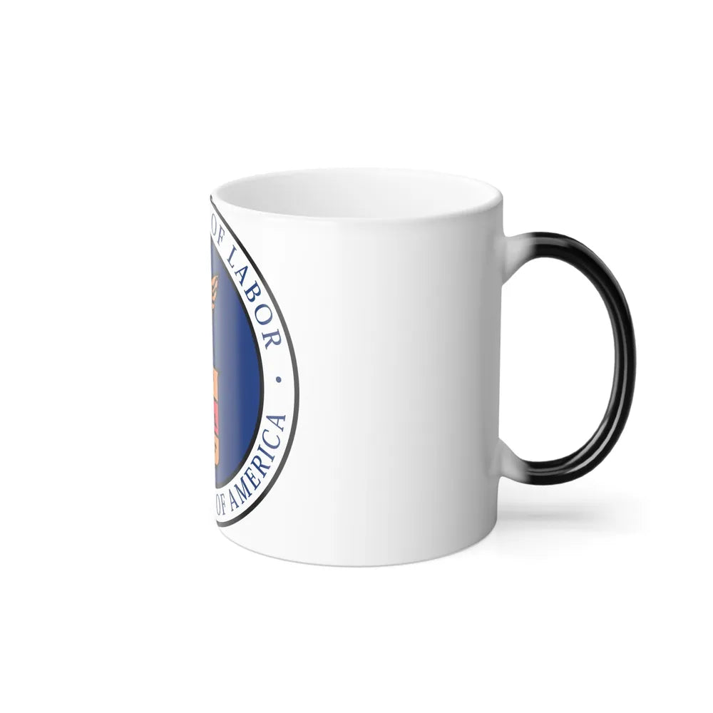 Seal of the United States Department of Labor - Color Changing Mug 11oz-Go Mug Yourself