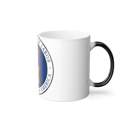 Seal of the United States Department of Labor - Color Changing Mug 11oz-Go Mug Yourself