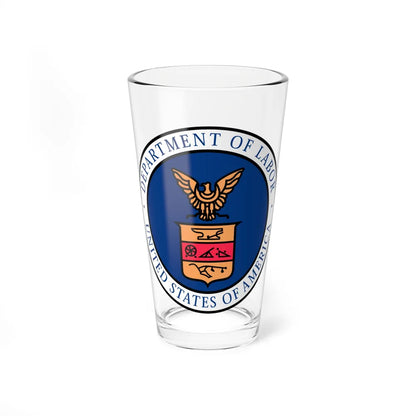 Seal of the United States Department of Labor - Pint Glass 16oz-16oz-Go Mug Yourself