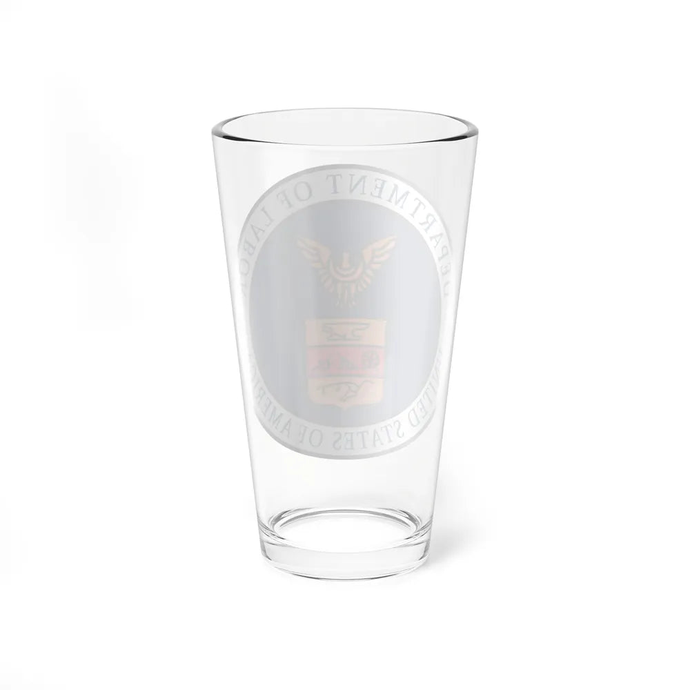 Seal of the United States Department of Labor - Pint Glass 16oz-Go Mug Yourself