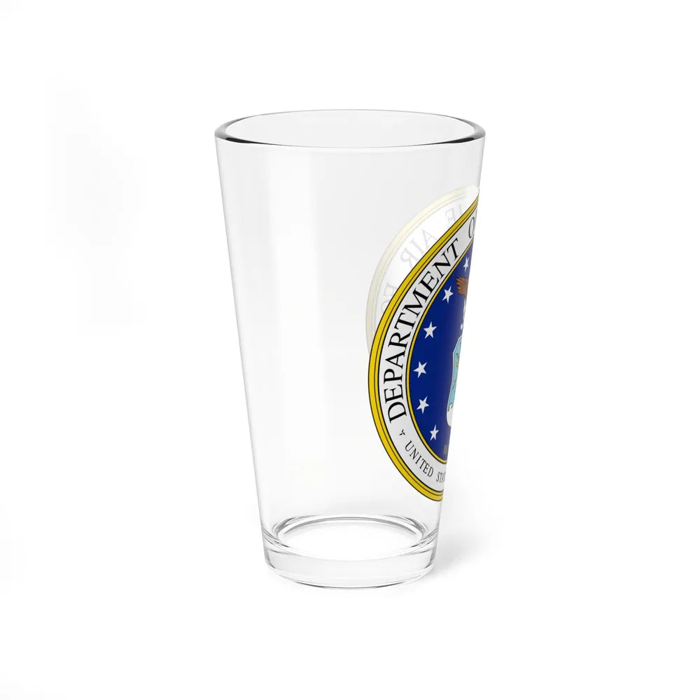 Seal of the United States Department of the Air Force - Pint Glass 16oz-Go Mug Yourself