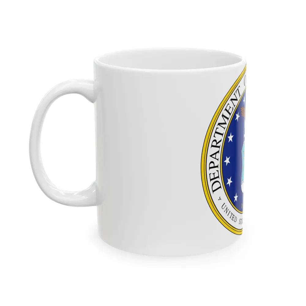 Seal of the United States Department of the Air Force - White Coffee Mug-Go Mug Yourself