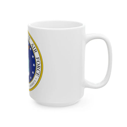 Seal of the United States Department of the Air Force - White Coffee Mug-Go Mug Yourself