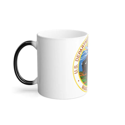 Seal of the United States Department of the Interior - Color Changing Mug 11oz-Go Mug Yourself