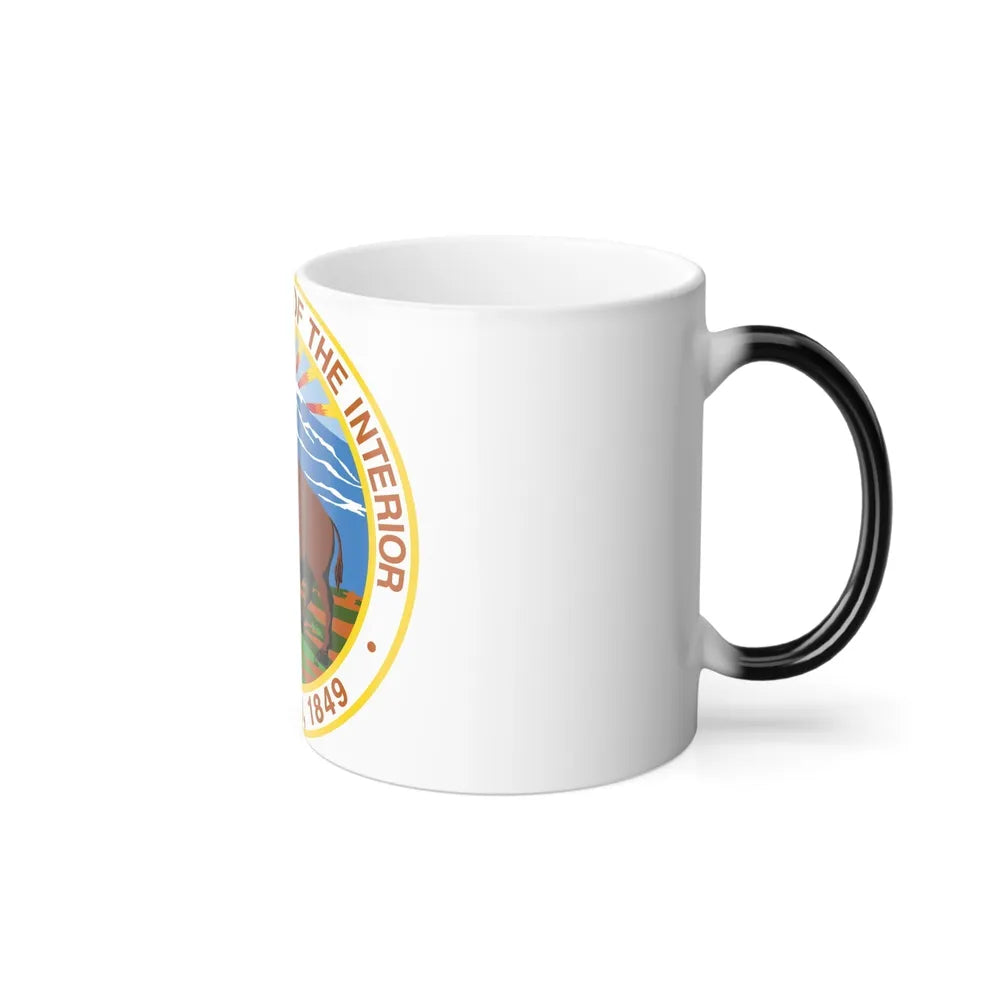 Seal of the United States Department of the Interior - Color Changing Mug 11oz-Go Mug Yourself