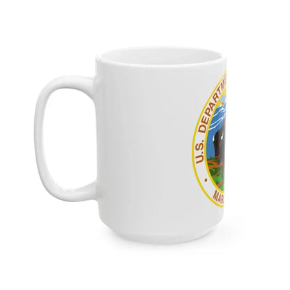 Seal of the United States Department of the Interior - White Coffee Mug - Go Mug Yourself