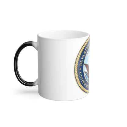 Seal of the United States Department of the Navy - Color Changing Mug 11oz-Go Mug Yourself