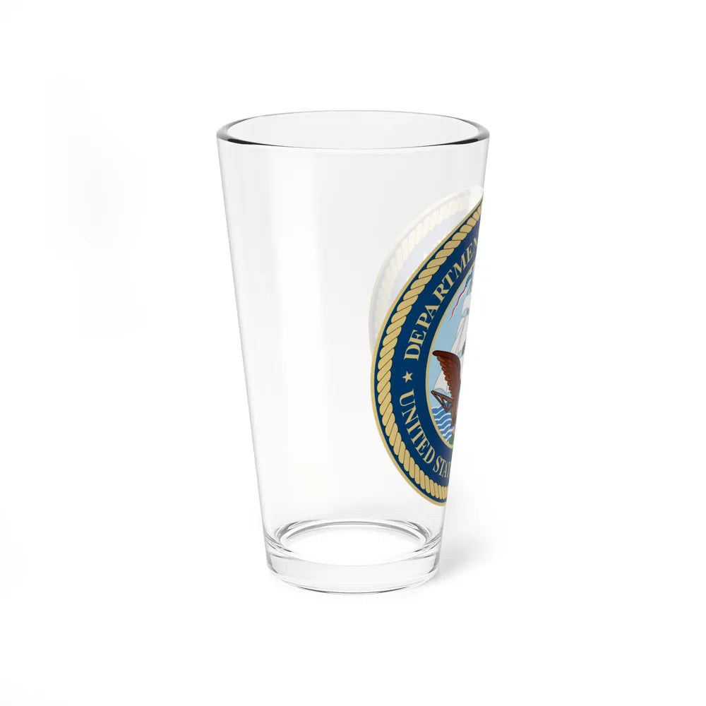 Seal of the United States Department of the Navy - Pint Glass 16oz-Go Mug Yourself