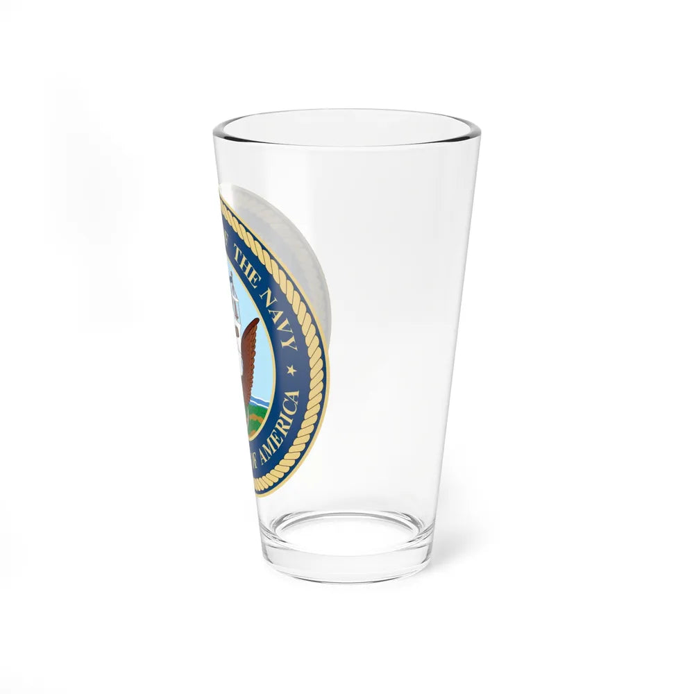 Seal of the United States Department of the Navy - Pint Glass 16oz-Go Mug Yourself