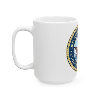 Seal of the United States Department of the Navy - White Coffee Mug - Go Mug Yourself