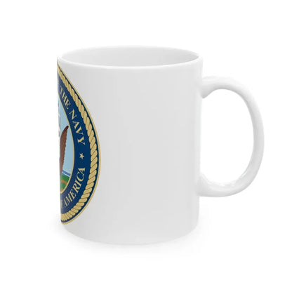 Seal of the United States Department of the Navy - White Coffee Mug - Go Mug Yourself