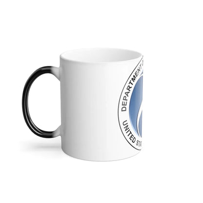 Seal of the United States Department of Transportation - Color Changing Mug 11oz-Go Mug Yourself