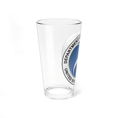 Seal of the United States Department of Transportation - Pint Glass 16oz-Go Mug Yourself