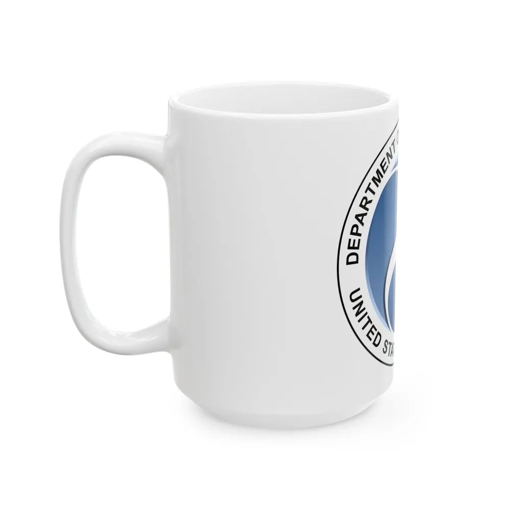 Seal of the United States Department of Transportation - White Coffee Mug-Go Mug Yourself