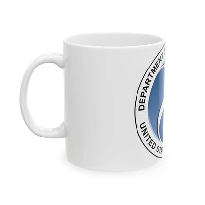 Seal of the United States Department of Transportation - White Coffee Mug-Go Mug Yourself