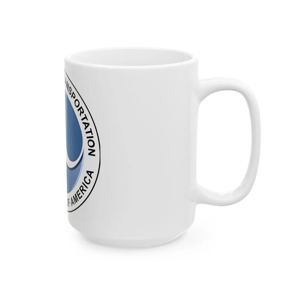 Seal of the United States Department of Transportation - White Coffee Mug-Go Mug Yourself