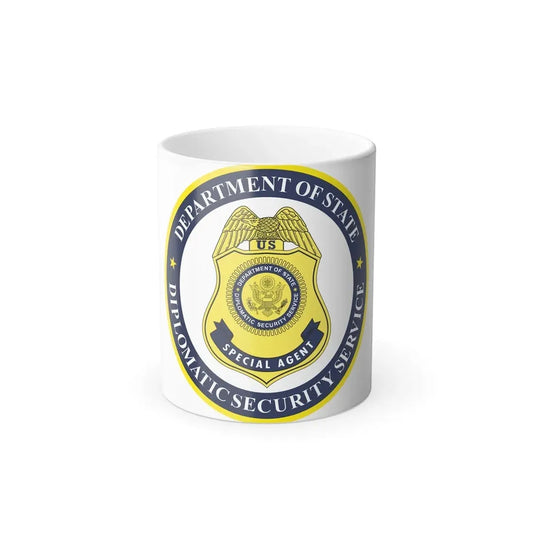 Seal of the United States Diplomatic Security Service - Color Changing Coffee Mug 11oz - Go Mug Yourself