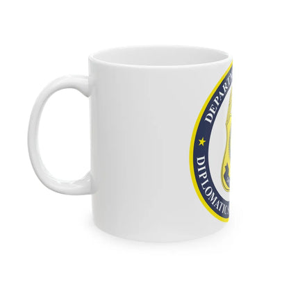 Seal of the United States Diplomatic Security Service - White Coffee Mug-Go Mug Yourself