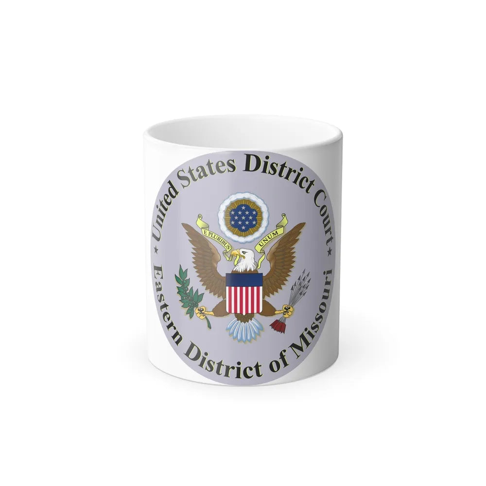 Seal of the United States District Court for the Eastern District of Missouri - Color Changing Mug 11oz-11oz-Go Mug Yourself