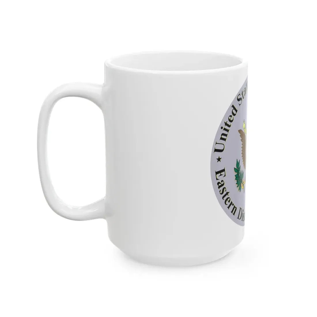 Seal of the United States District Court for the Eastern District of Missouri - White Coffee Mug - Go Mug Yourself