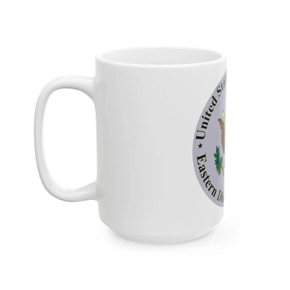 Seal of the United States District Court for the Eastern District of Missouri - White Coffee Mug - Go Mug Yourself