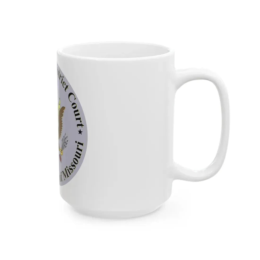 Seal of the United States District Court for the Eastern District of Missouri - White Coffee Mug - Go Mug Yourself