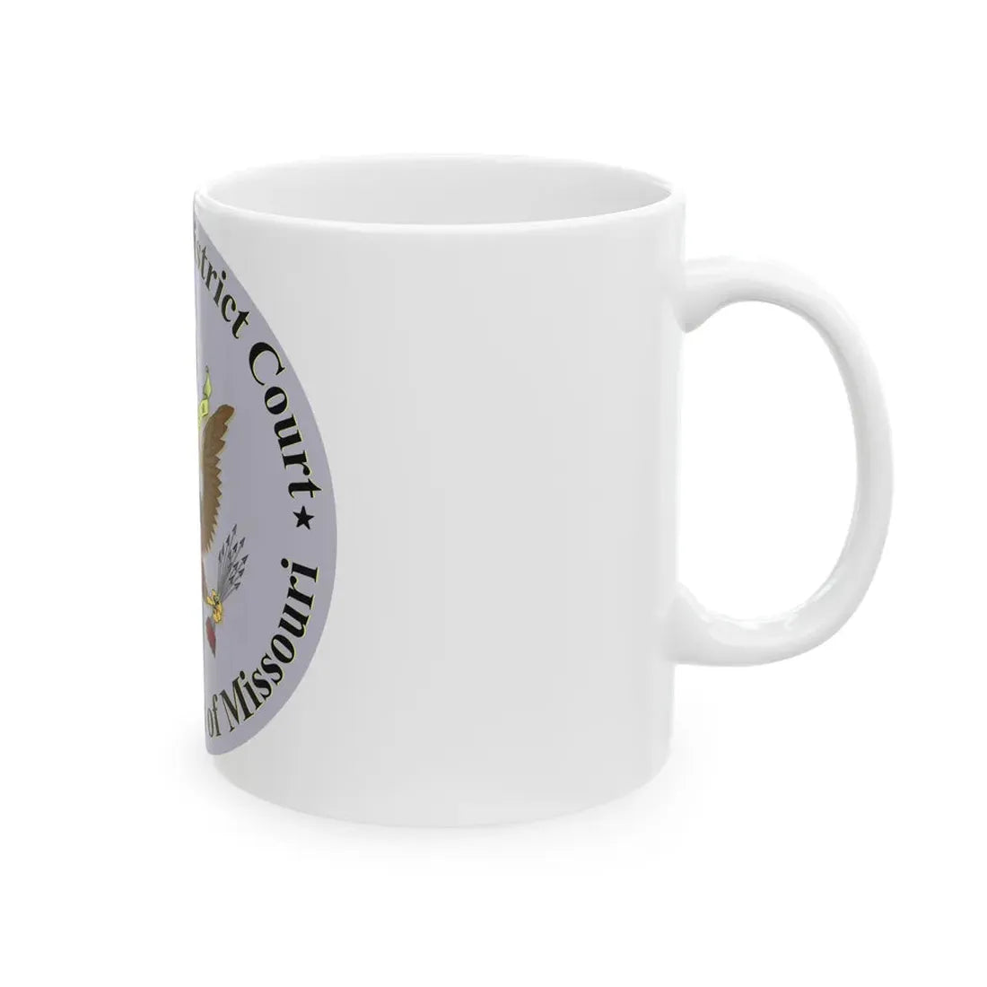 Seal of the United States District Court for the Eastern District of Missouri - White Coffee Mug - Go Mug Yourself